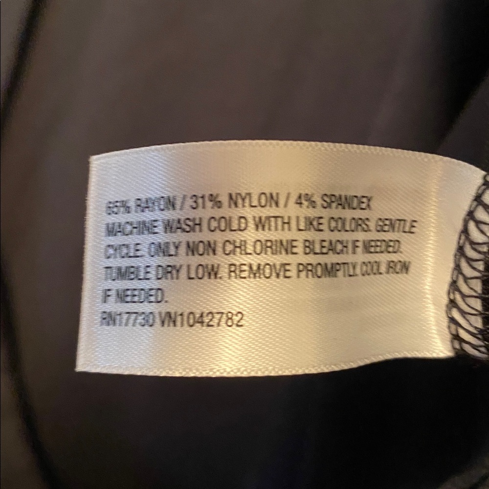Ava & Viv Black Pull On Pants…size 4X (28/30) - Picture 4 of 5